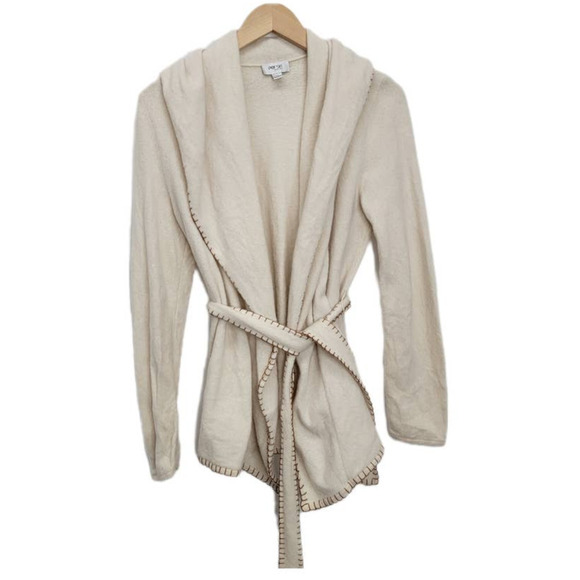 Per se Cream Wrap Cardigan Size Medium - Picture 1 of 16